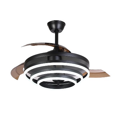 變頻北歐隱形風(fēng)扇燈 后現(xiàn)代客廳燈具餐廳電扇吊燈智能吊扇燈批發(fā)