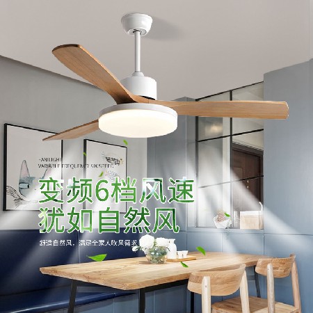 智能變頻客廳電扇燈現(xiàn)代簡約風(fēng)扇燈北歐創(chuàng)意餐廳吊扇燈中山工廠