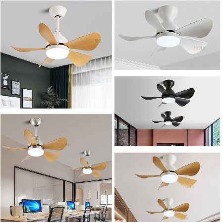北歐變頻風(fēng)扇燈26寸吸頂?shù)跎葻?餐廳臥室支持米家電扇吊燈一體燈