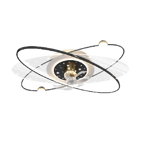 風(fēng)扇吸頂燈組合套餐輕奢臥室吊扇燈星空投影餐廳吊燈電風(fēng)扇吸頂燈
