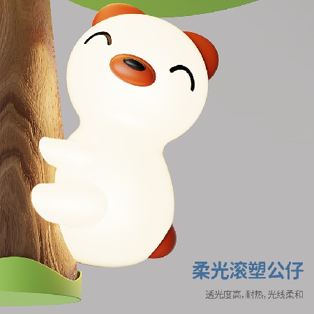 兒童房風(fēng)扇燈卡通公仔男女孩臥室宿舍吸頂?shù)跎葻艏矣靡惑w風(fēng)扇吊燈