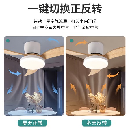 工廠直營 北歐現(xiàn)代風(fēng)扇燈簡約餐廳客廳電扇燈智能遙控吸頂?shù)跎葻? title=