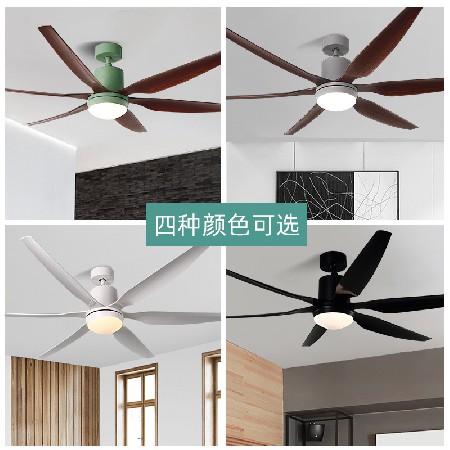 推薦定制66寸大風(fēng)力風(fēng)扇燈 北歐客廳餐廳電風(fēng)扇燈 跨境智能吊扇燈